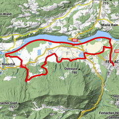 Ossiacherseeradweg R2 - BERGFEX - Radfahren - Tour Kärnten