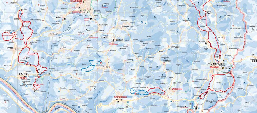 Loipenplan Neustift ob der Donau