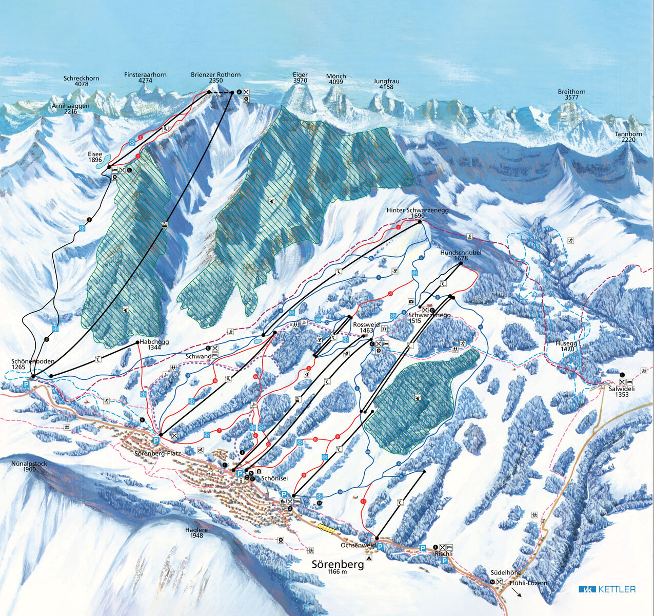 PistenplanSkigebiet Sörenberg