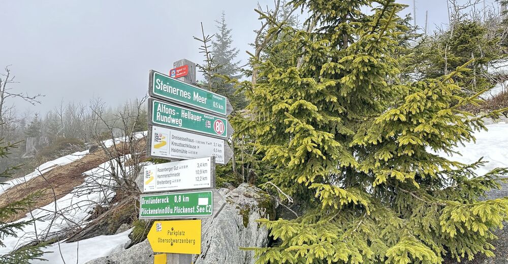 Plöckenstein / Böhmerwald /Österreich BERGFEX Bergwandern Tour Oberösterreich