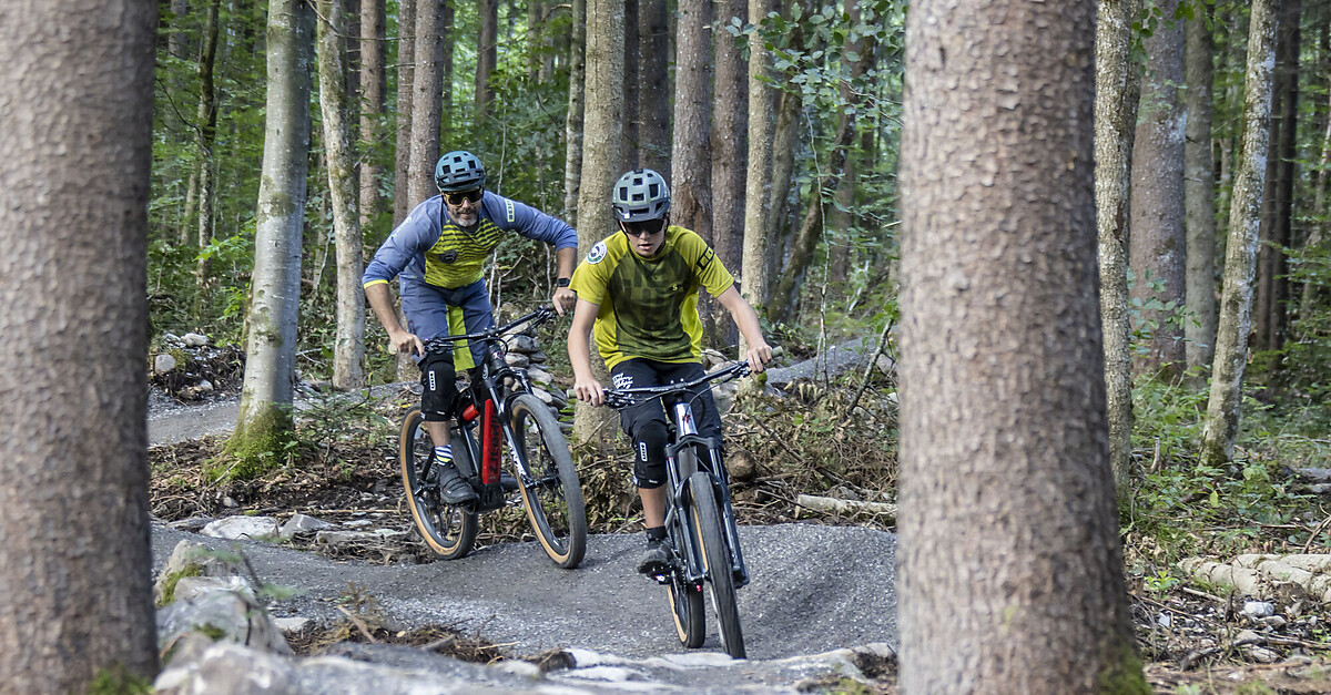 BERGFEX Sehenswürdigkeiten MTB Trailcenter Au Schoppernau Au