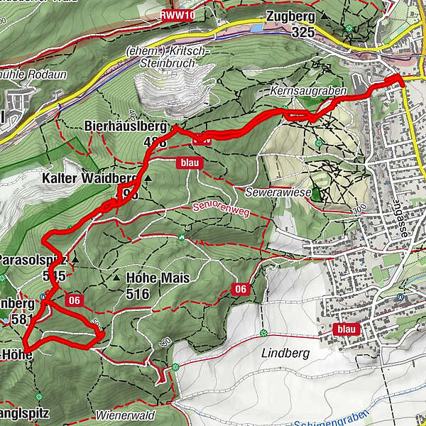 Gemeinde Perchtoldsdorf - Bierhäuslberg - Parapluiberg - Hinterer ...