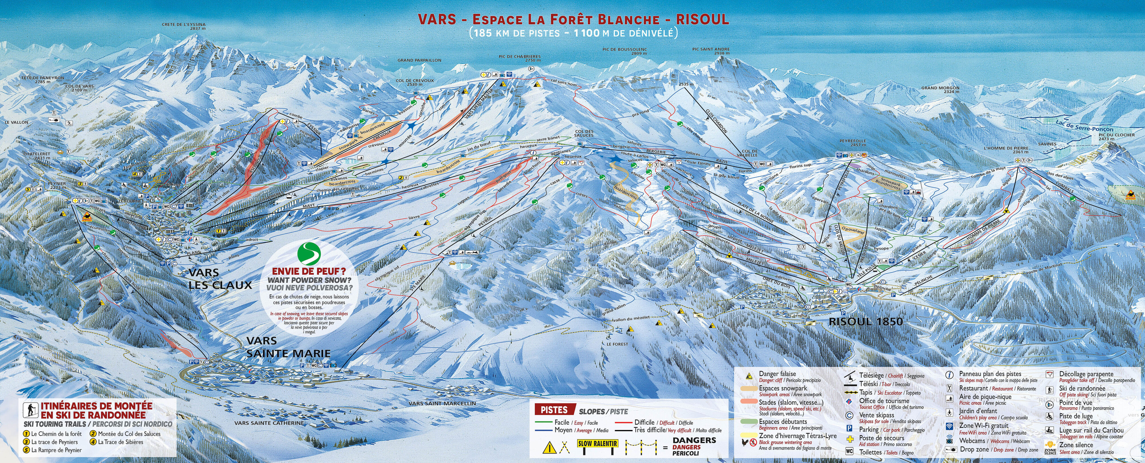 Sports Hiking  Vars: Hautes-Alpes ski resort