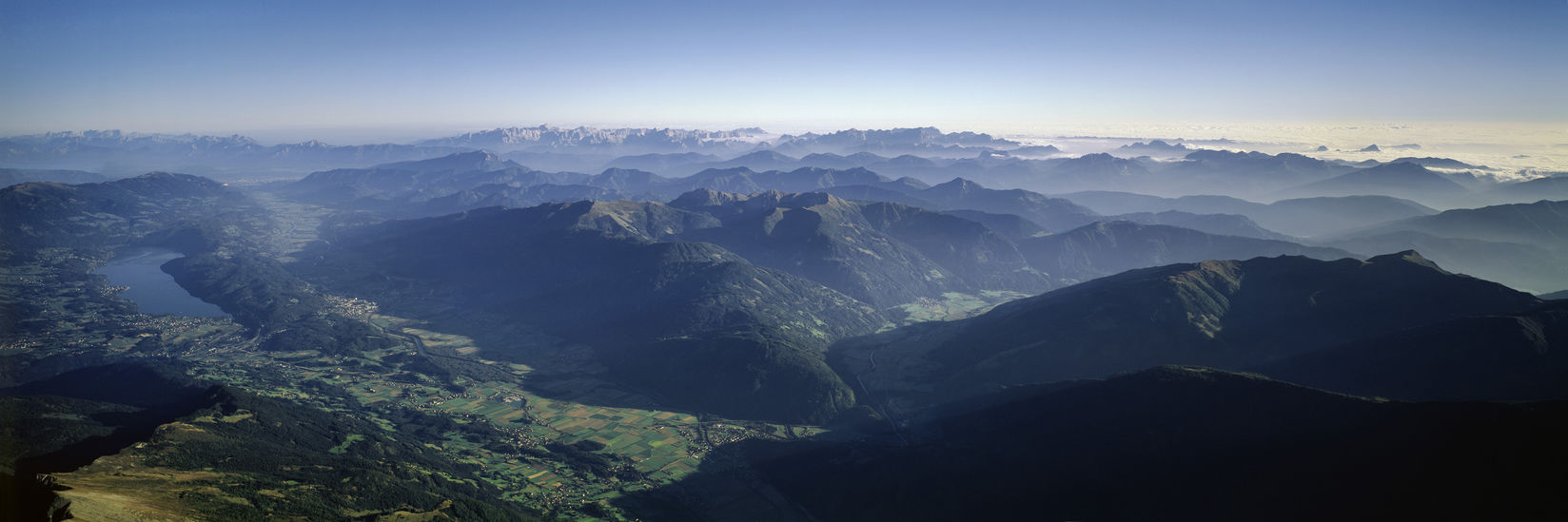 BERGFEX Panoramakarte Lurnfeld Karte Lurnfeld Alm Lurnfeld