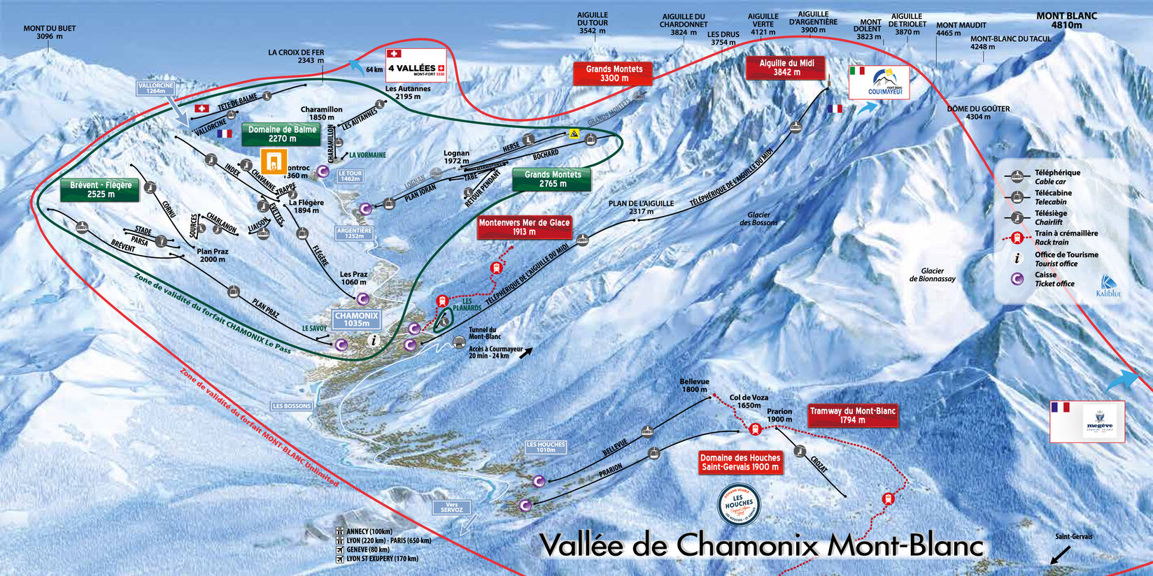 BERGFEX: Skiregion Chamonix Mont-Blanc - Hiihtoloma Chamonix Mont-Blanc