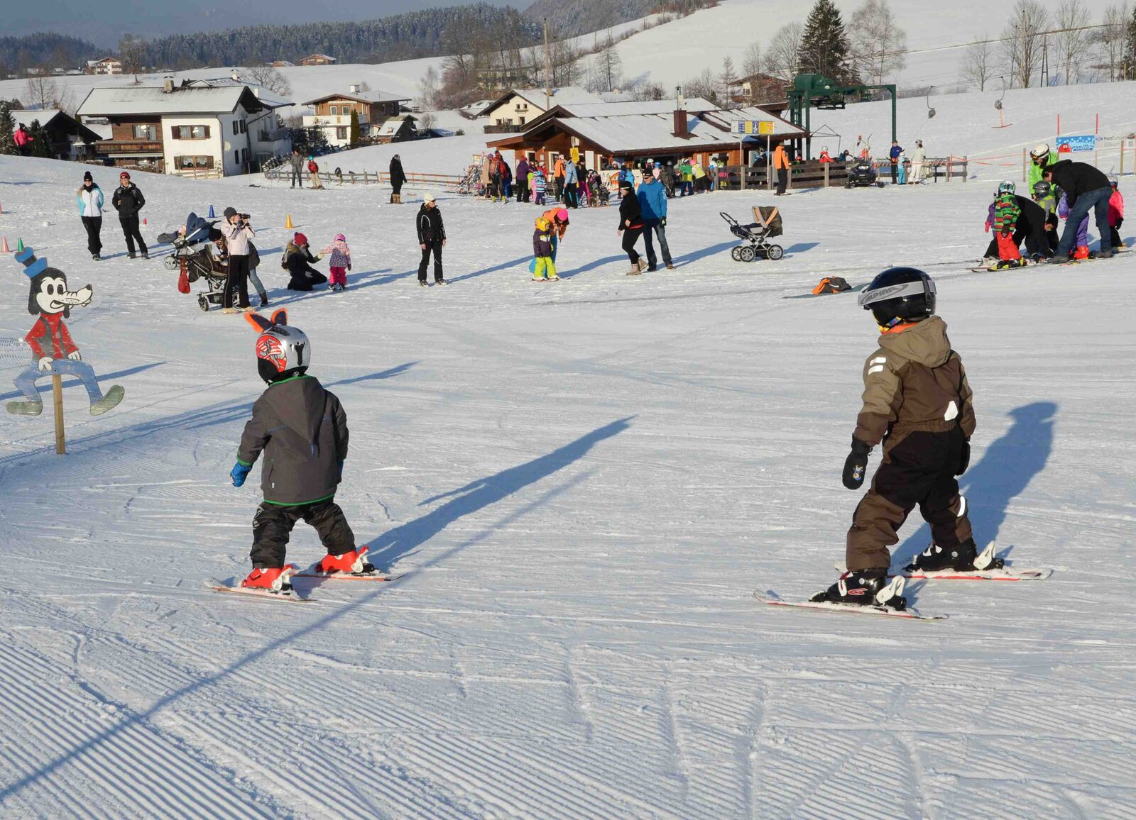 Pistenplan Skigebiet Hochfeldlift / Schwoich