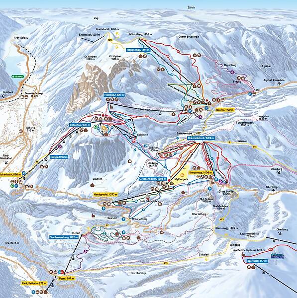 PistenplanSkigebiet Skilifte Ibergeregg