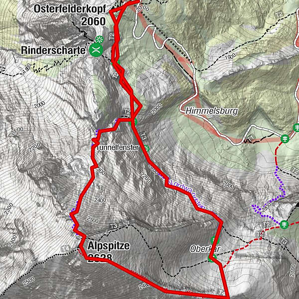 Alpspitze-Rundtour - BERGFEX - Klettersteig - Tour Bayern