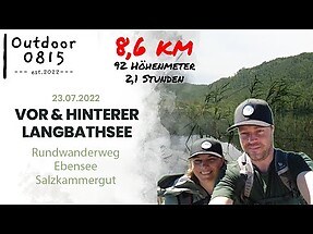 Wandern Österreich | Rundwanderweg um den Langbathsee in Ebensee / Salzkammergut