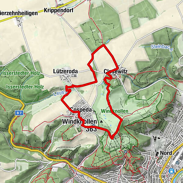 NapoleonPfad BERGFEX Themenweg Tour Thüringen