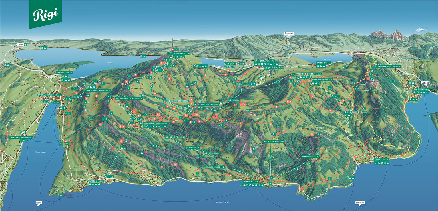 Rigi - Berg und See