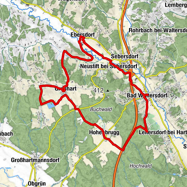 Harter TeichRadweg BERGFEX Radfahren Tour Steiermark