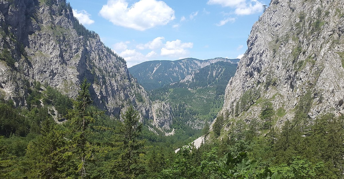 Teufelsbadstubensteig (B) - BERGFEX - Via Ferrata - Prohlídka Dolní Rakousy