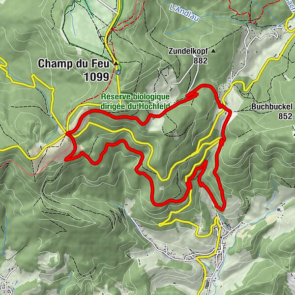 Cols du Kreutzweg et de la Charbonnière, refuge de la Tannhütte ...