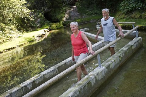 Kneippen am Wiesensee