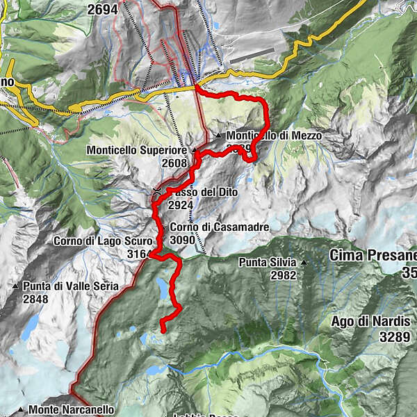 1 Passo Del Tonale To Rifugio Mandron Via Ferrata Sentiero Dei