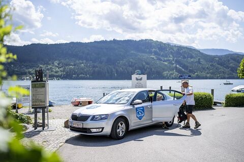 Nockmobil am Millstätter See