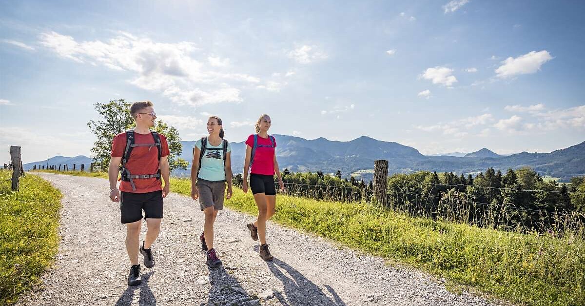 Landwirtschaftsweg Talrunde Bergfex Themenweg Tour Bayern