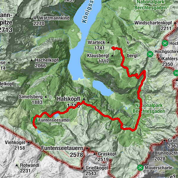 Berchtesgadener Gipfelweg: Etappe 2b Gotzenalm - Wasseralm ...