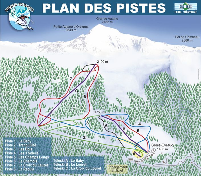 BERGFEX: Ski resort Les Orres - Skiing holiday Les Orres