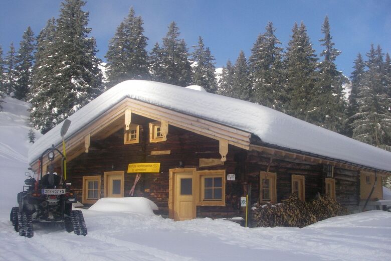 Almhütte auf der Maurachalm