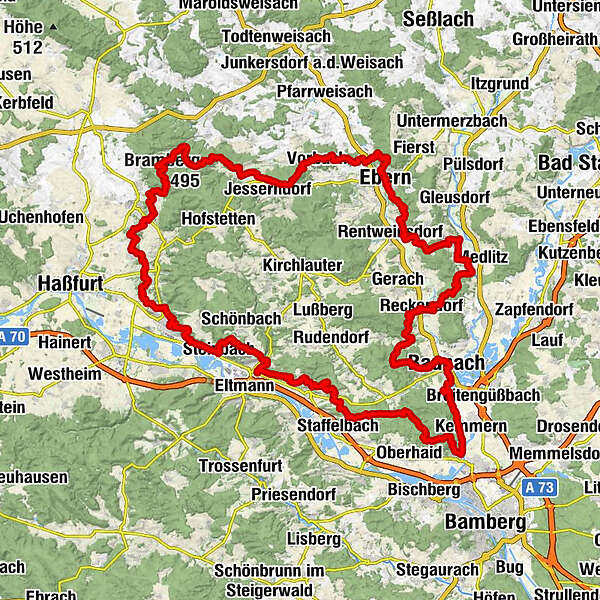 Burgen- Und Schlösserwanderweg Südroute - BERGFEX - Wanderung - Tour Bayern