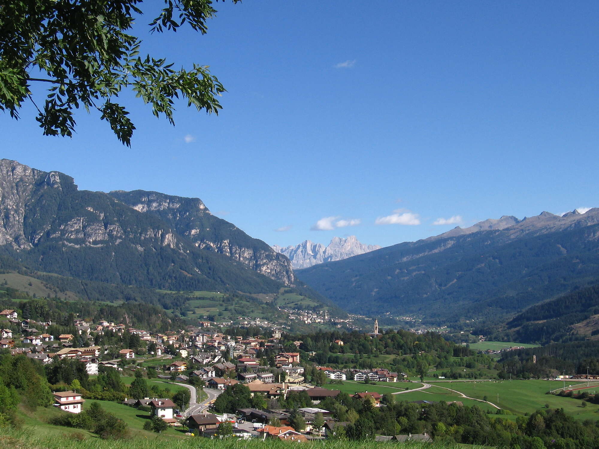 BERGFEX Panoramakarte Cavalese Karte Cavalese Alm Cavalese