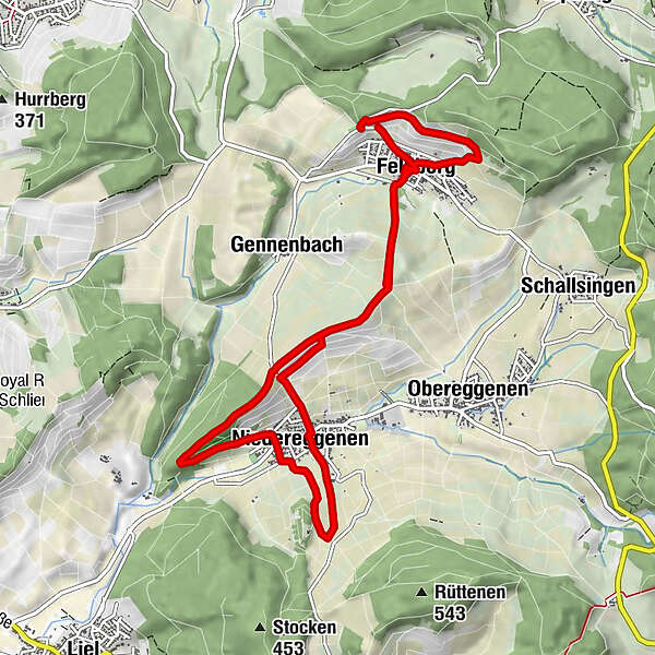 Feldberg Müllheim Feldberg St Ulrich Niedereggenen BERGFEX