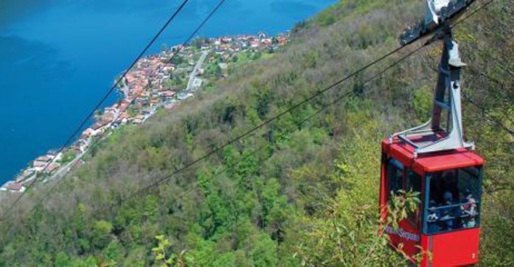 BERGFEX-Sehenswürdigkeiten - Funivia Brusino - Serpiano - Monte San