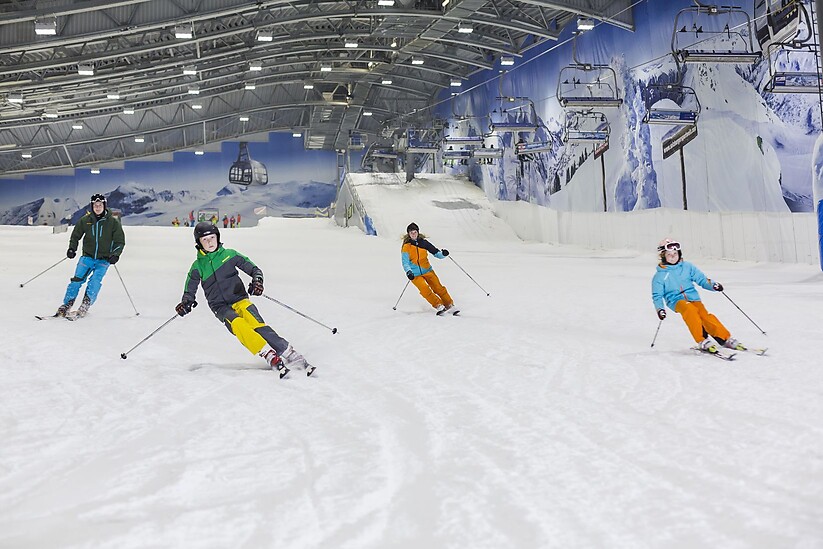 PistenplanSkigebiet Skihalle Neuss