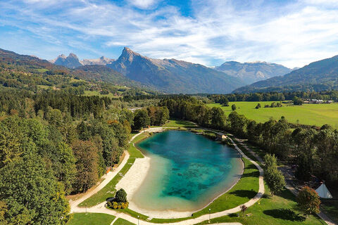 The Lac Bleu lake