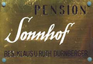 Logotipo Pension Sonnhof