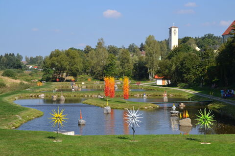 Landschaftsteich Apfelthaler Glaskunst
