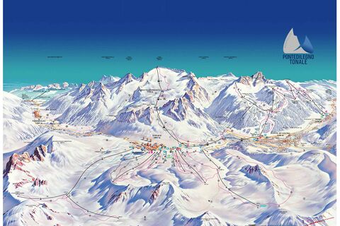 Hiihtoalue Presena Gletscher - Adamello Ski