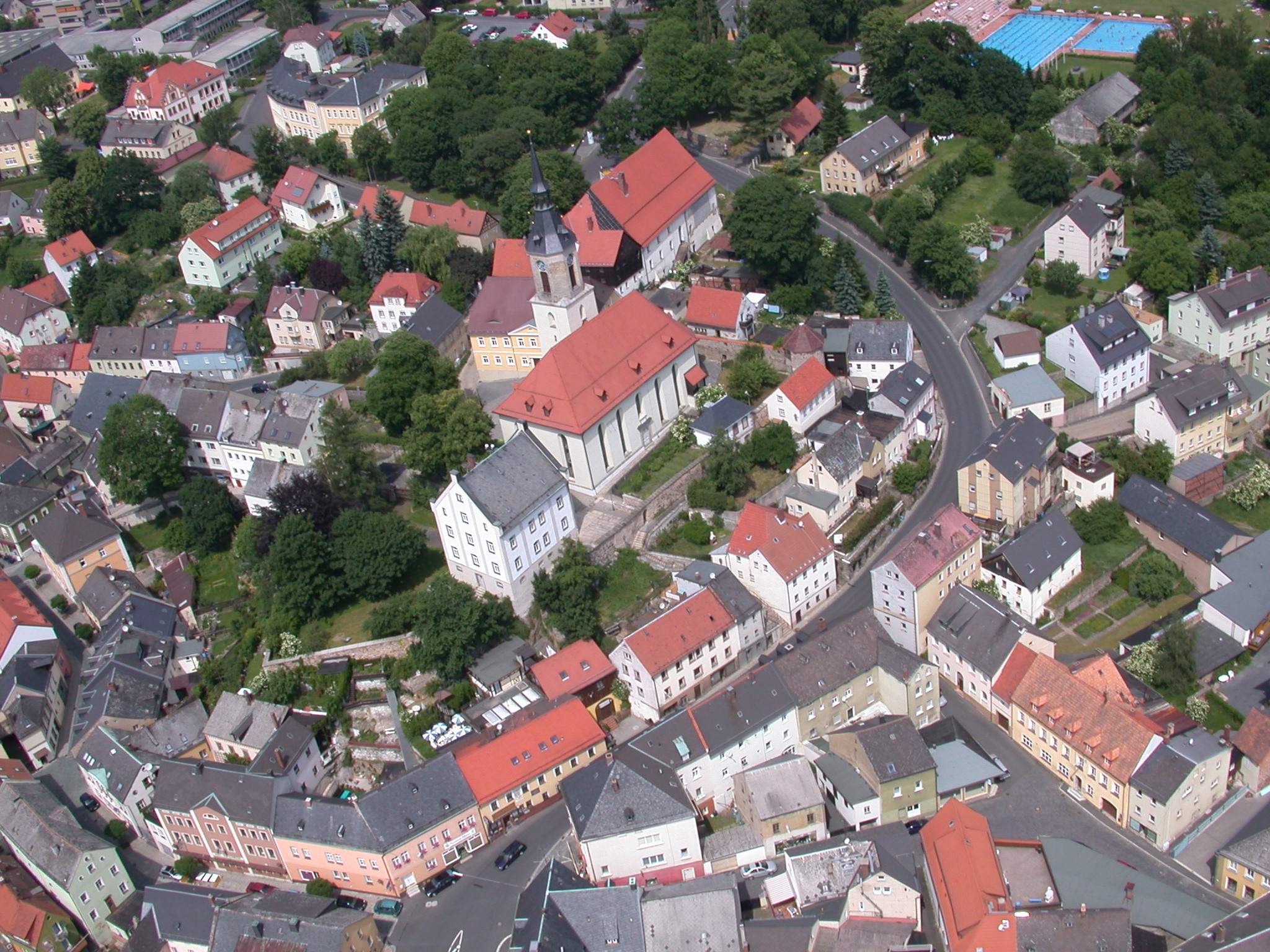 BERGFEX Panoramakarte Arzberg Fichtelgebirge Karte Arzberg