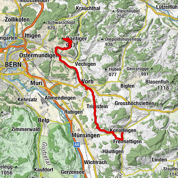 Bantiger Tower Of Power Tour BERGFEX EBike Tour Berner Oberland