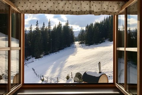 Ausblick Schlafzimmer im Obergeschoss