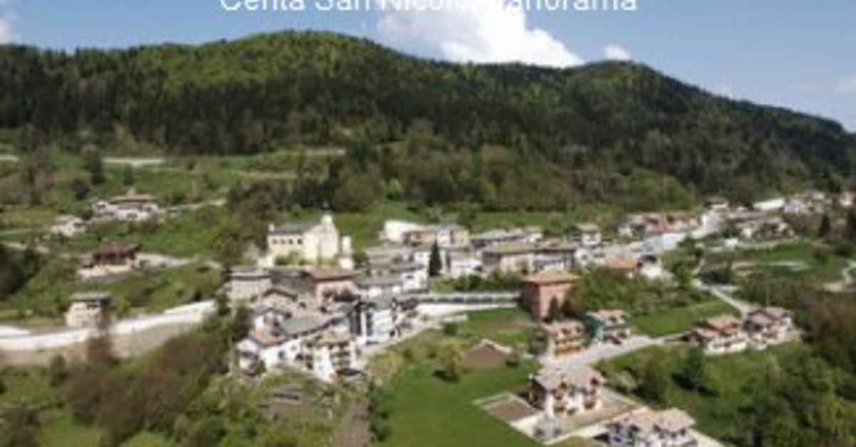 BERGFEX Panoramakarte Centa San Nicolò (Altopiano della Vigolana