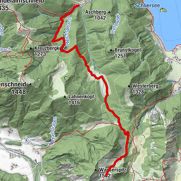 Vom Hennerer Zum Bodenschneidhaus - BERGFEX - Winterwandern - Tour Bayern