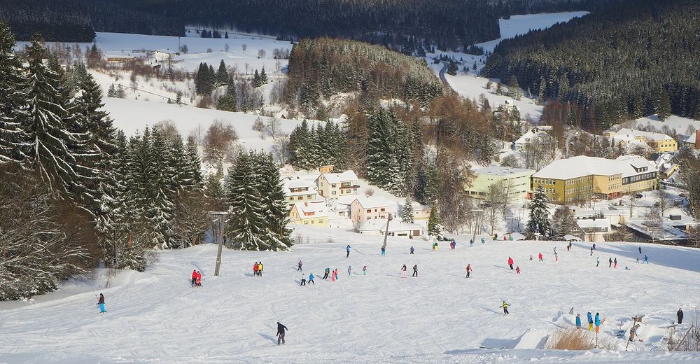 Pistenplan Skigebiet Skilift Tettau / Wildberg