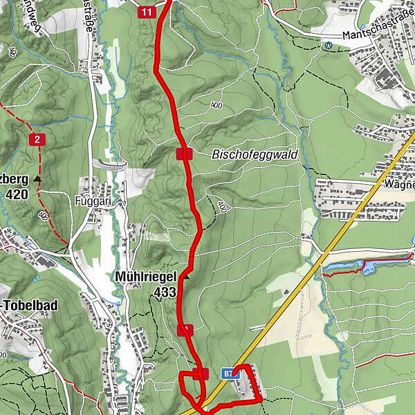 HaselsdorfTobelbad Tobelbad Mühlriegel BERGFEX Wanderung