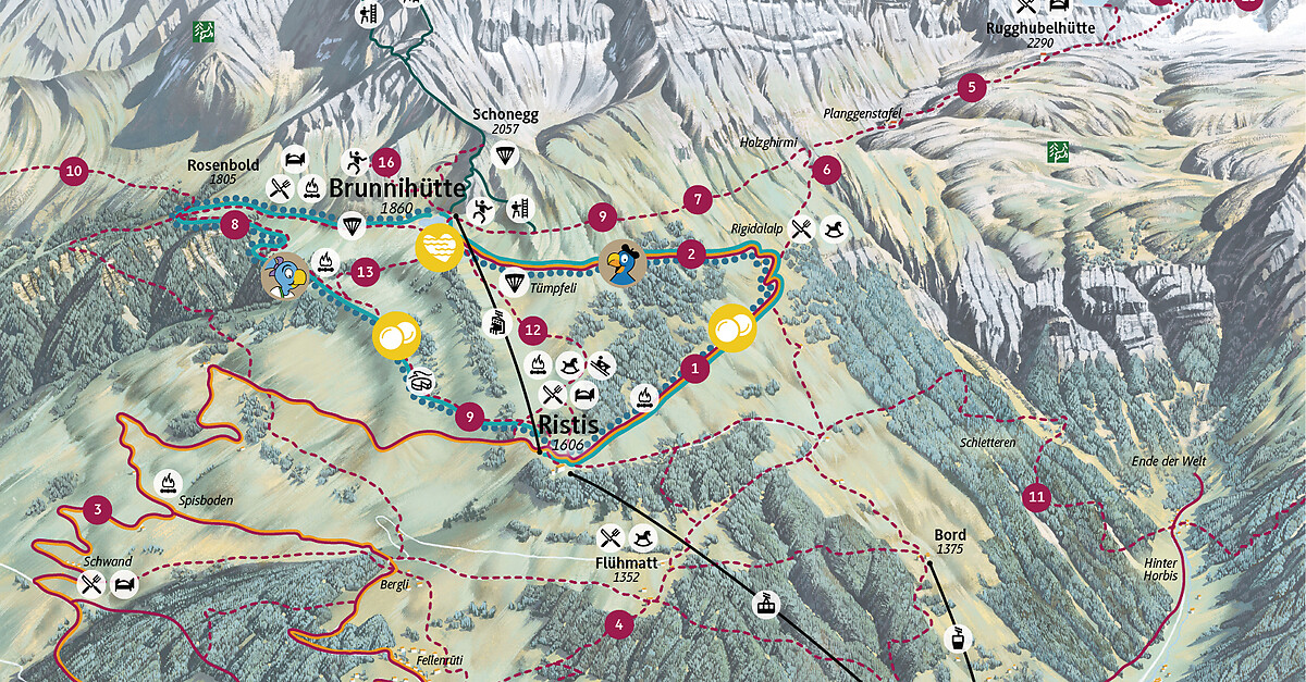 M&Atilde;&copy;t&Atilde;&copy;o de montagne Brunni-Bahnen Engelberg, 2.080 m - bergfex
