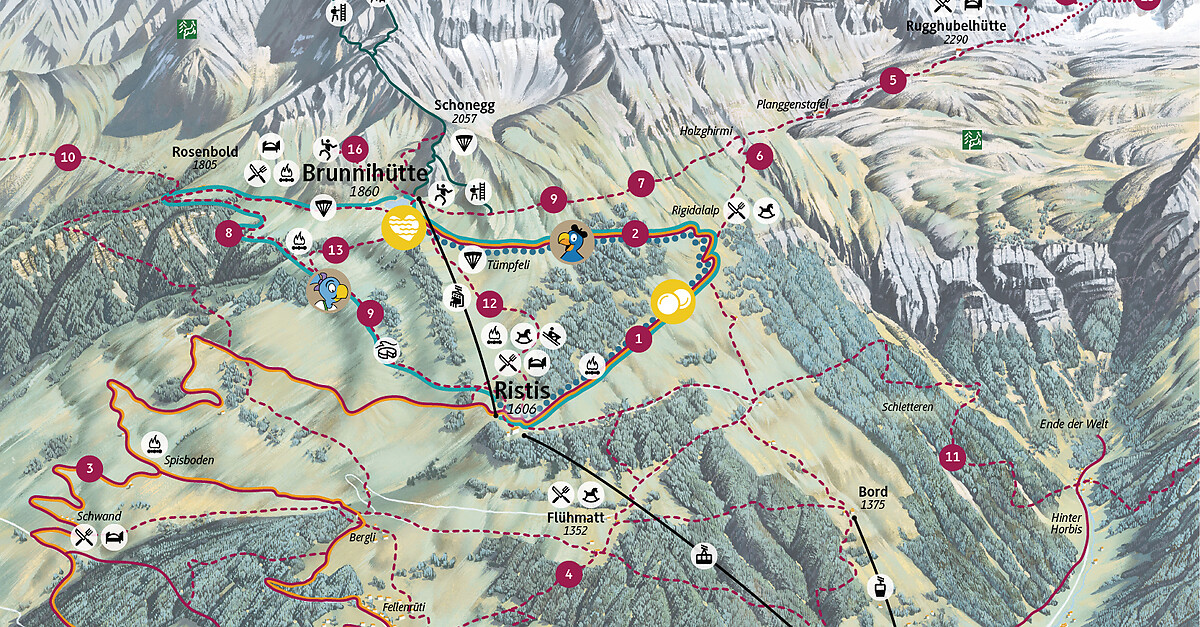 M&Atilde;&copy;t&Atilde;&copy;o de montagne Brunni-Bahnen Engelberg, 2.080 m - bergfex