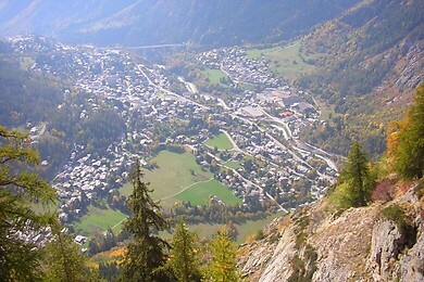 Courmayeur und Mont Blanc Tal