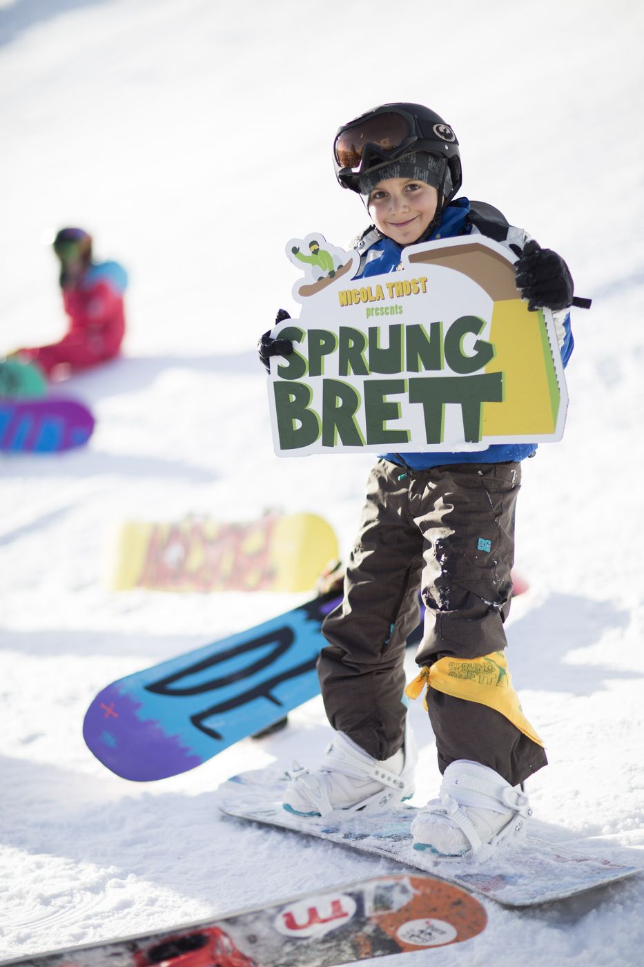 Sprungbrett im Nitro Snowpark in Leogang