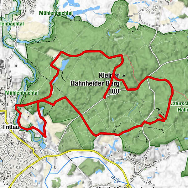 Trittau Kleiner Hahnheider Berg Gro Er Hahnheider Berg Bergfex