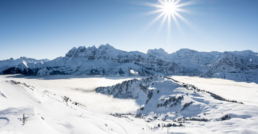 Plan skijaških staza Skijaško područje Champéry - Les Crosets - Champoussin - Morgins / Portes du Soleil