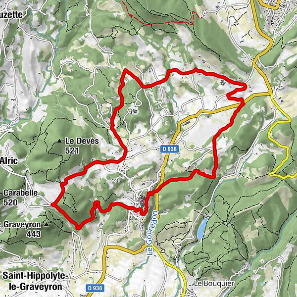 Tour Du Barroux - BERGFEX - Wanderung - Tour Provence-Alpes-Côte D’Azur