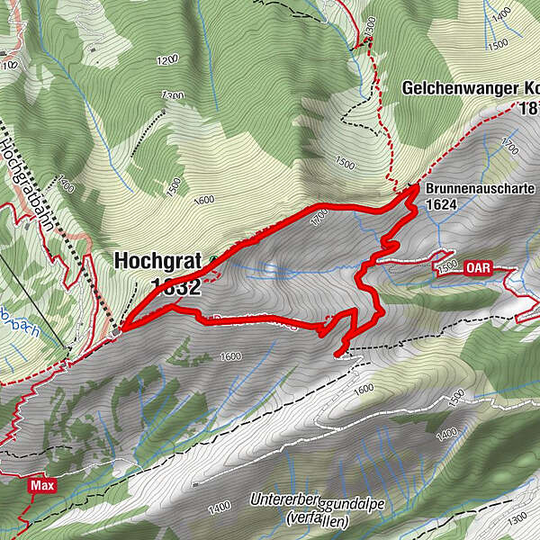 Rundweg Auf Dem Hochgrat BERGFEX Wanderung Tour Bayern