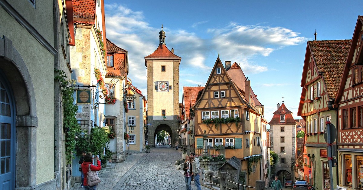 BERGFEXSehenswürdigkeiten Plönlein Rothenburg ob der Tauber Ausflugsziel Sightseeing